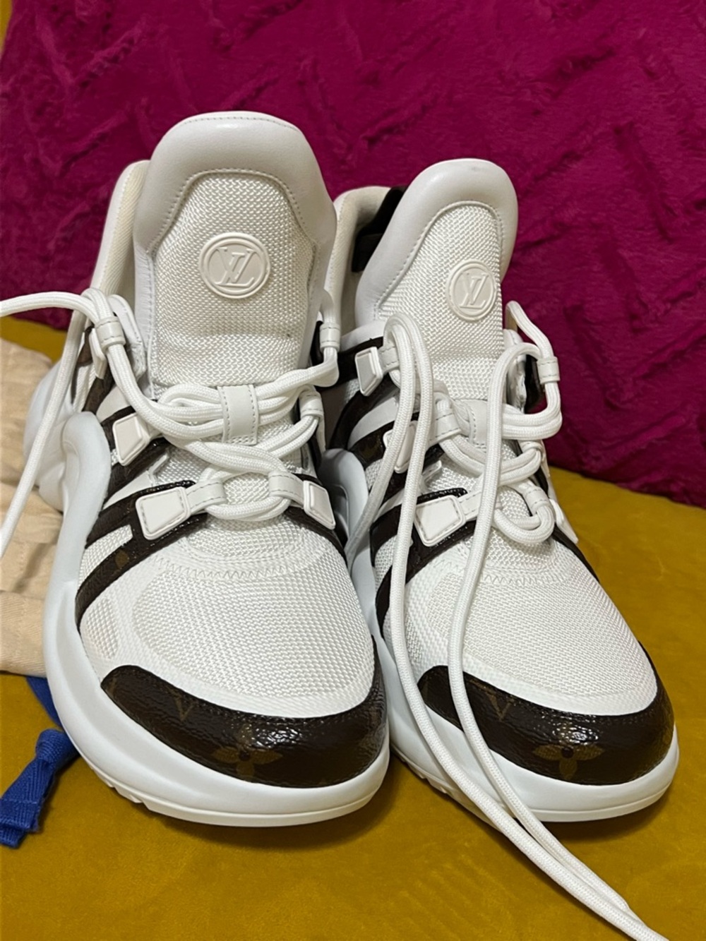 Louis Vuitton Lv Archlight Monogram Chunky Sneaker size 38.5 - Picture 11 of 16